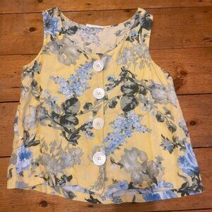 Mango floral vest top